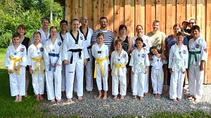 Gemeinsames Grillen und Eltern-Kind-Training