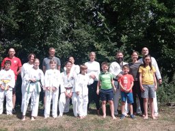 Gemeinsames Grillen und Übernachtung im Sportheim